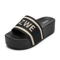 Chunky Platform Slide Sandals For Women Comfortable Slip On 
