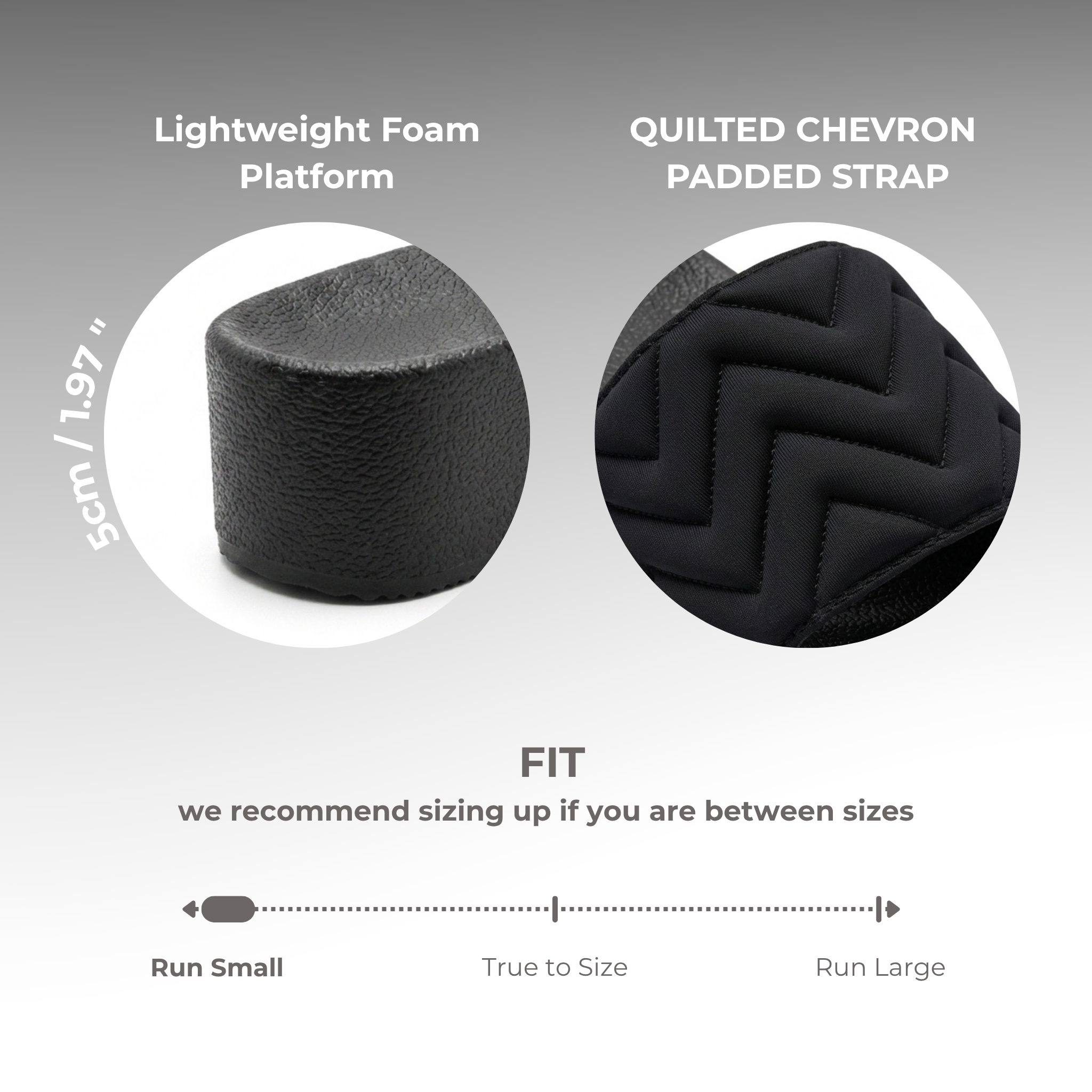 SSENUU sandal size guide